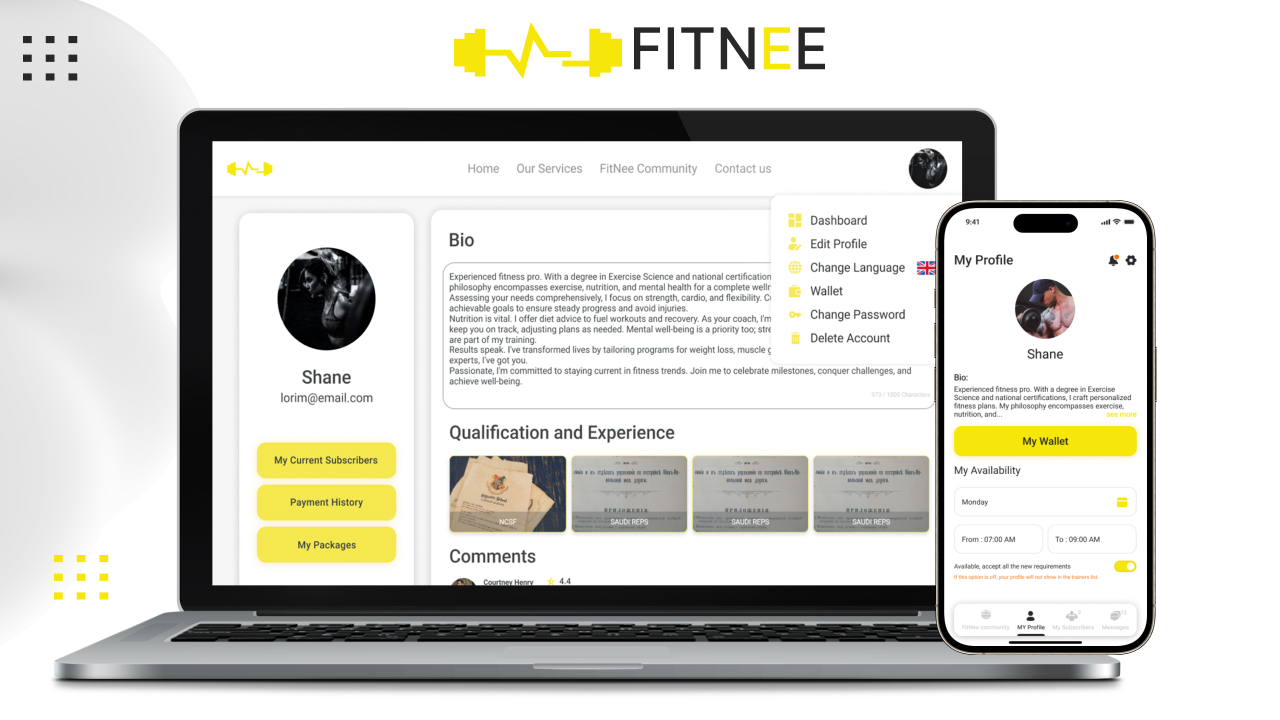 FitNee Fitness Ecosystem