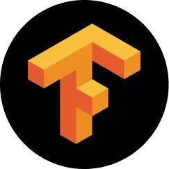 Custom Software Development Technology Icon: TensorFlow