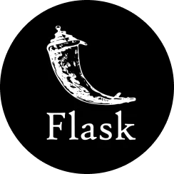 Custom Software Development Technology Icon: Flask