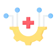 AI in Healthcare and Biotechnology Service Icon