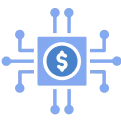 AI-powered Fintech Solutions Service Icon