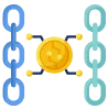 Blockchain Bridging Service Icon