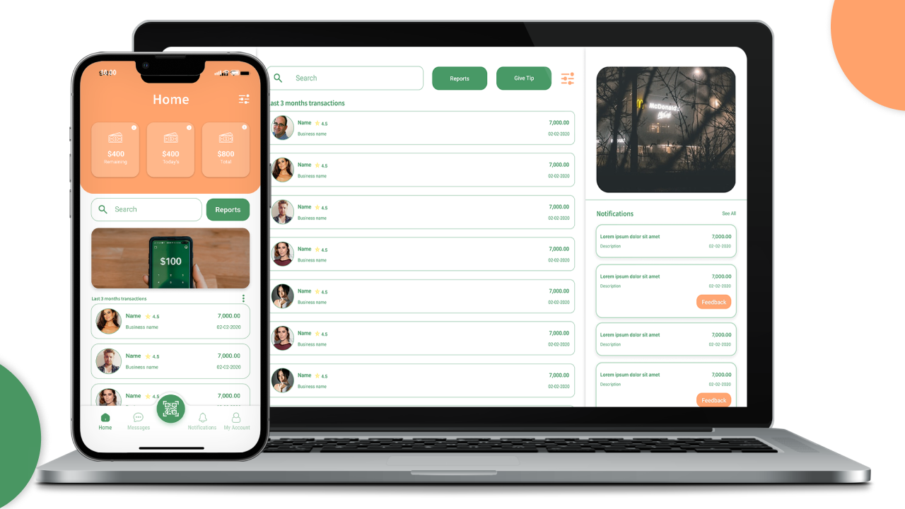 Easy Tipping Dashboard