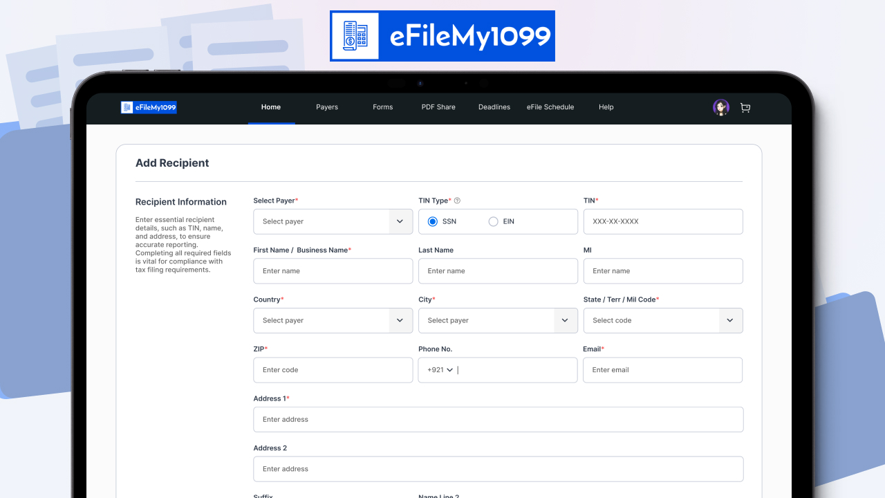 Tax Filing Dashboard